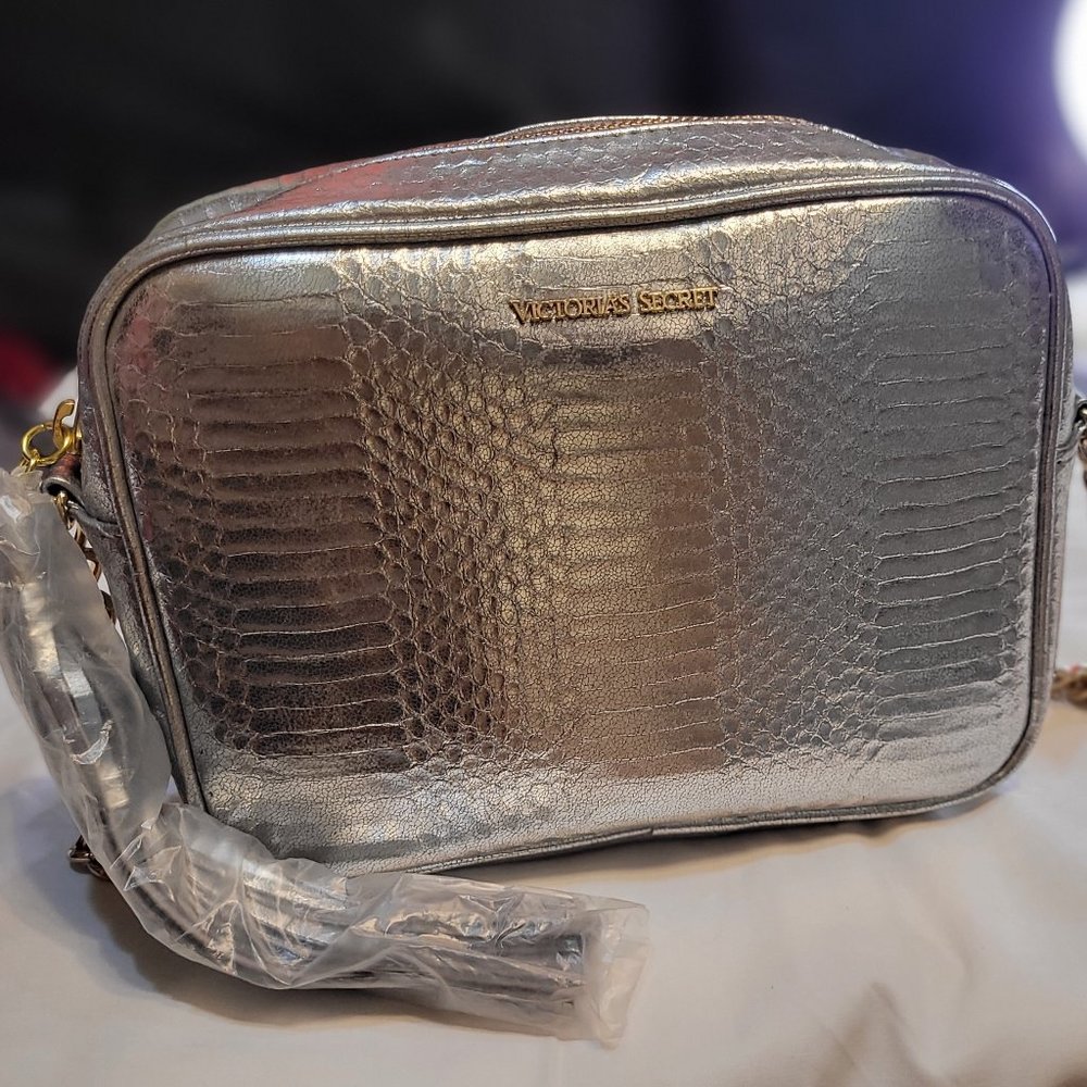 VICTORIA'S SECRET Crossbody Bag with Tassel and Gold-tone Chain Strap